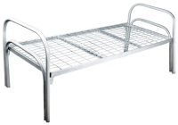 Кровать одноярусная с двумя усилениями 80*190 см, белая